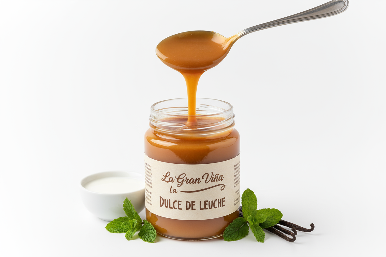 Dulce de Leche con cuchara