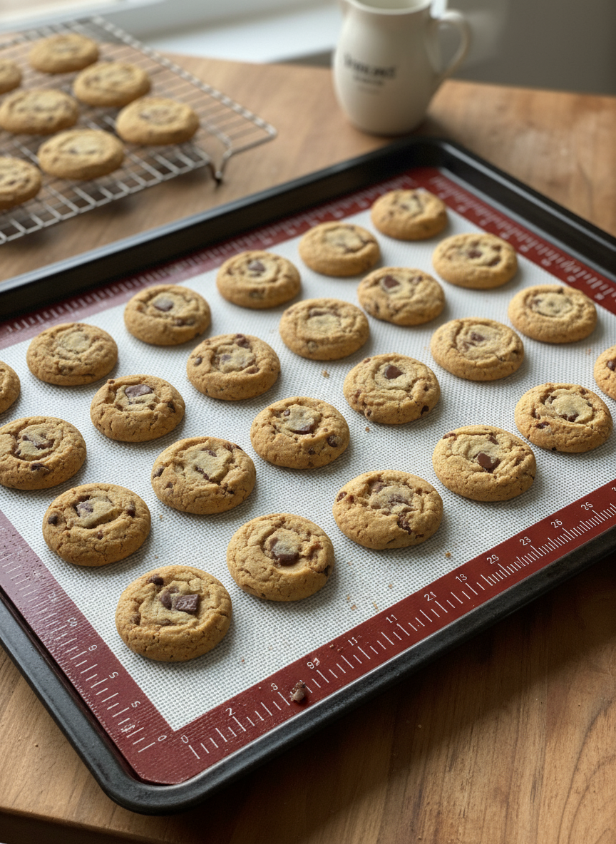 Galletas perfectamente espaciadas