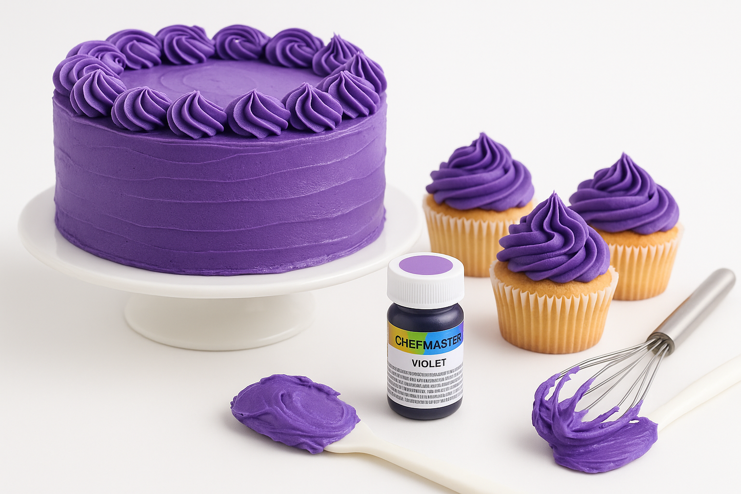 Generated product image for Chefmaster violet gel food coloring