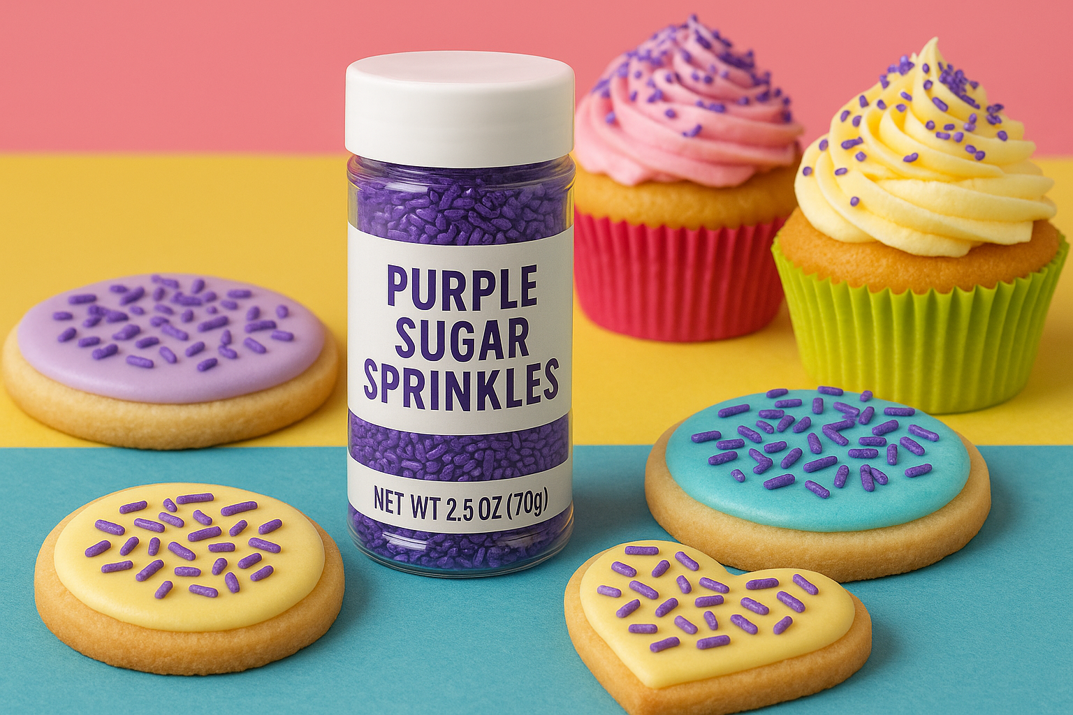 Grajeas Azucaradas Morado - Con Repostería