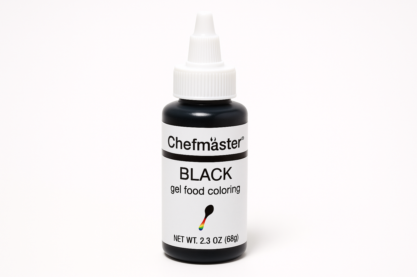 Color chefmaster negro en gel 2.3 oz