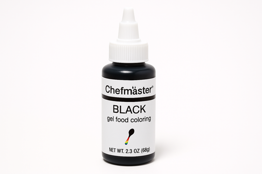 Color chefmaster negro en gel 2.3 oz