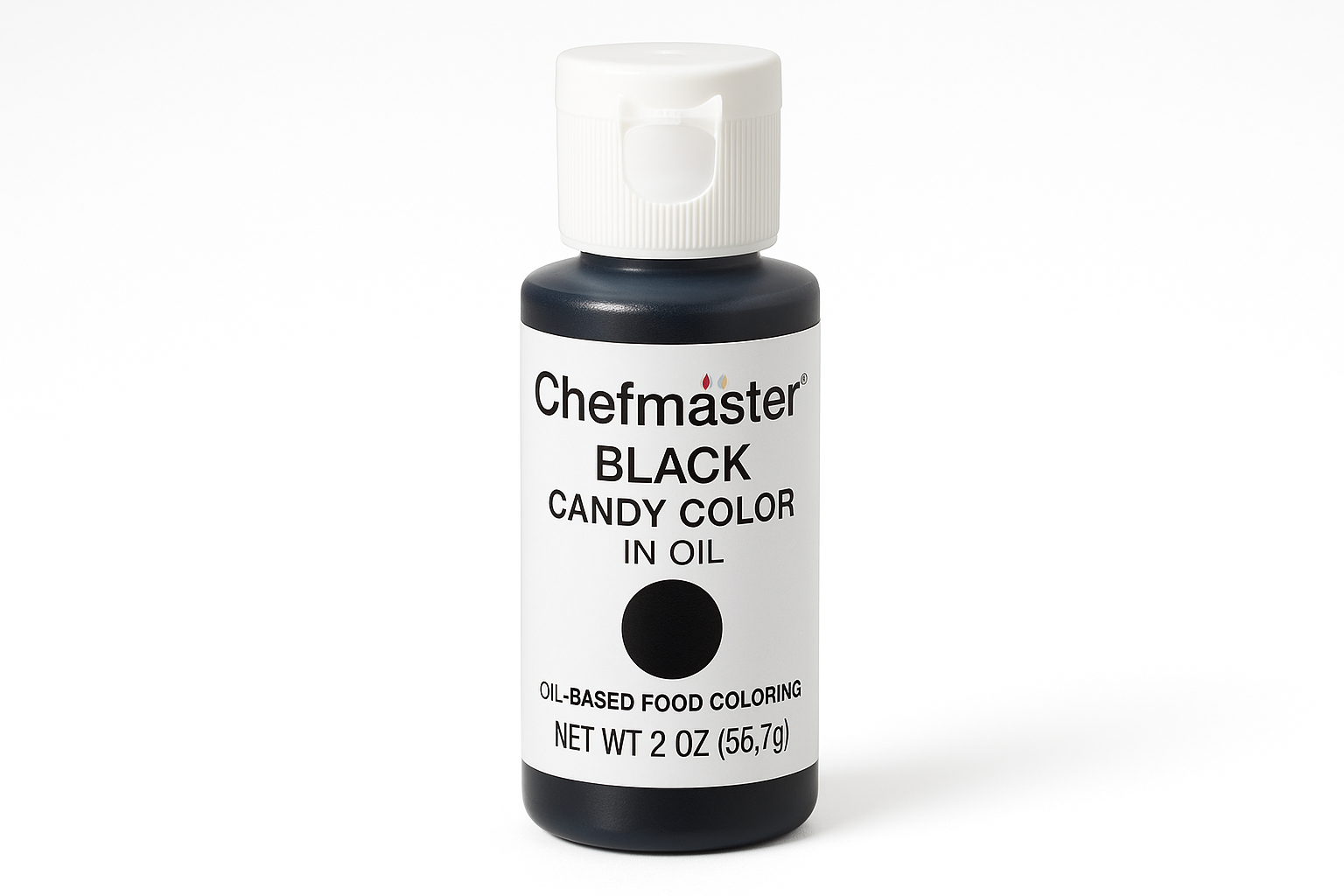Color Candy color chefmaster negro en aceite 2 oz