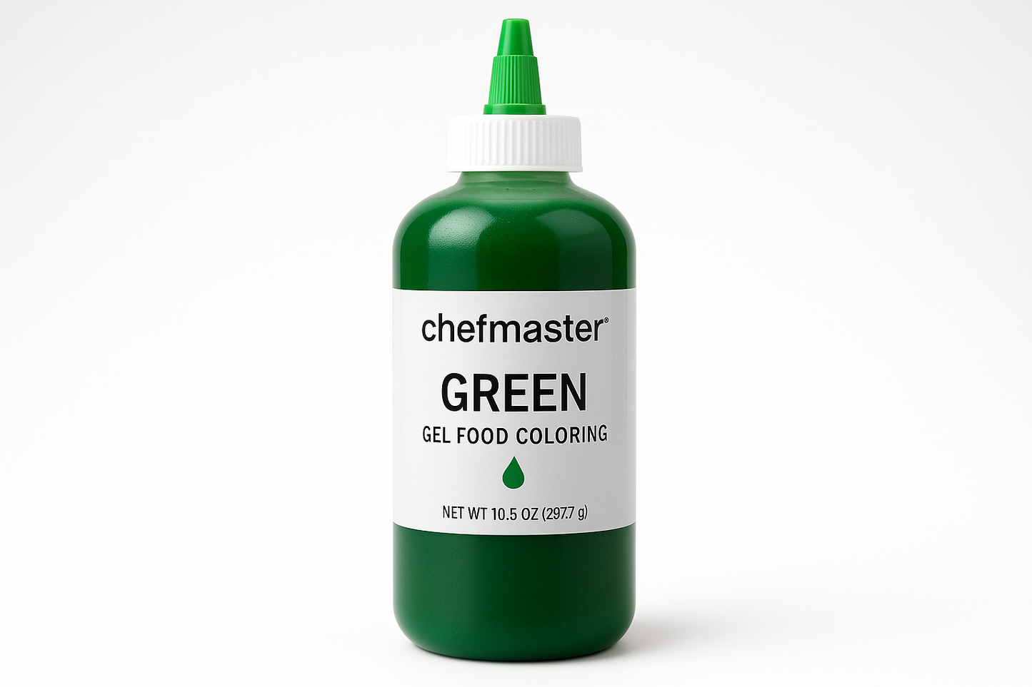 Color chefmaster verde en gel 10.5 oz