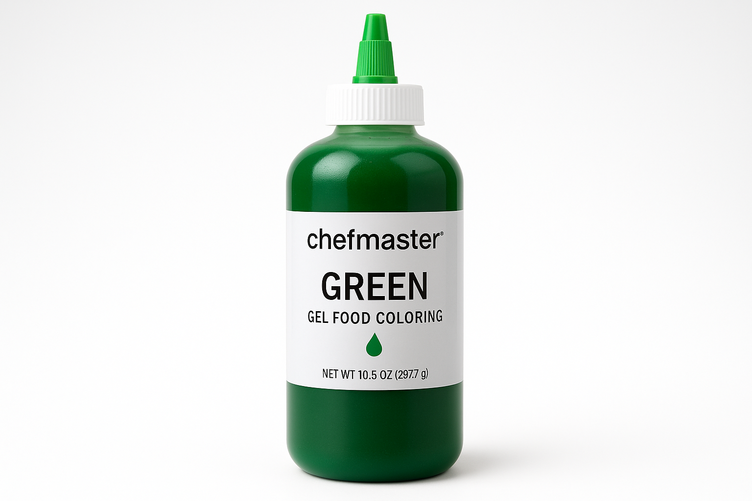 Color chefmaster verde en gel 10.5 oz