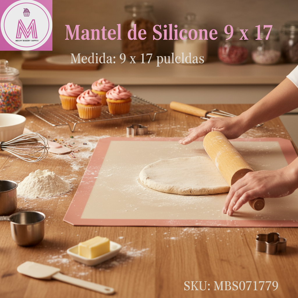 Mantel de Silicone 9 x 17 con Logo