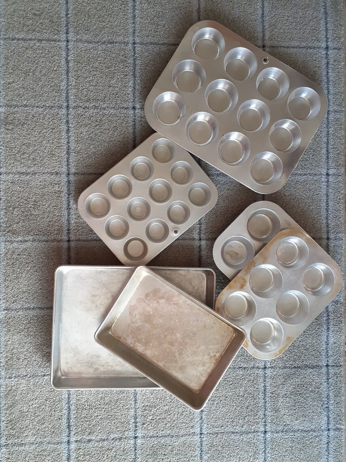 Moldes para tartas Mini Muffin fabricados en Estados Unidos, 12 tazas