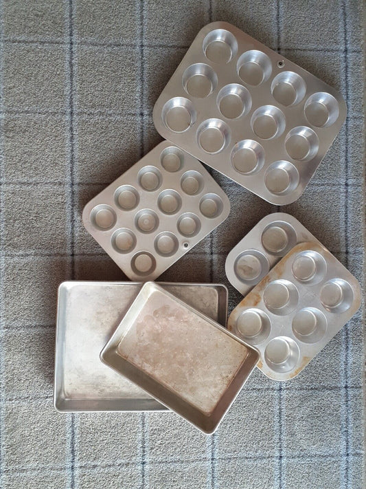 Moldes para tartas Mini Muffin fabricados en Estados Unidos, 12 tazas
