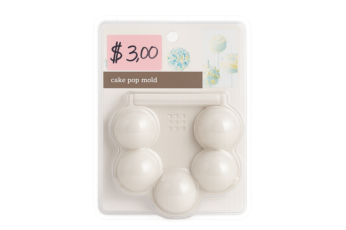 Molde profesional sobre fondo blanco