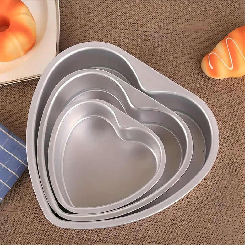 moldes en forma de corazón 6"