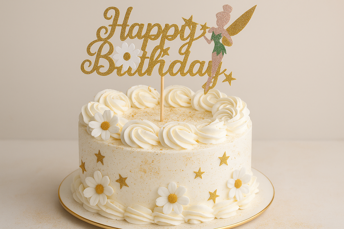 Pastel con temática de hadas