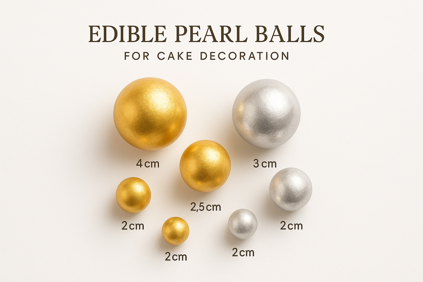 Post para Instagram - Bolas doradas y plateadas