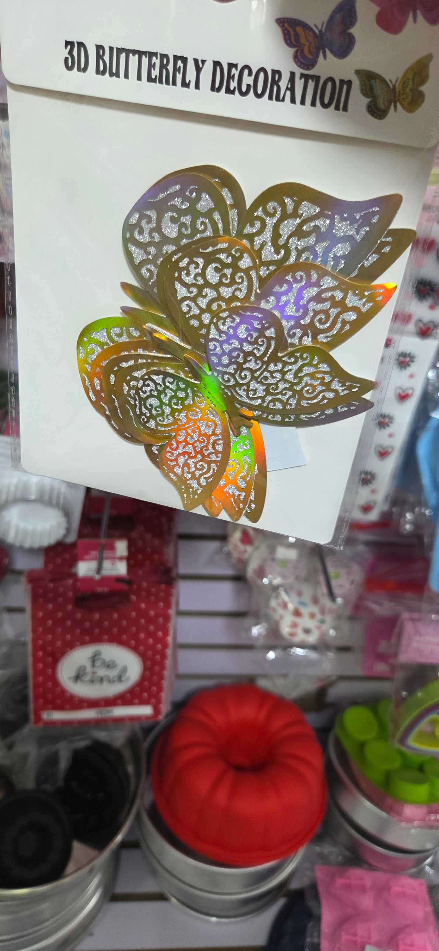 Mariposa de diferente colores