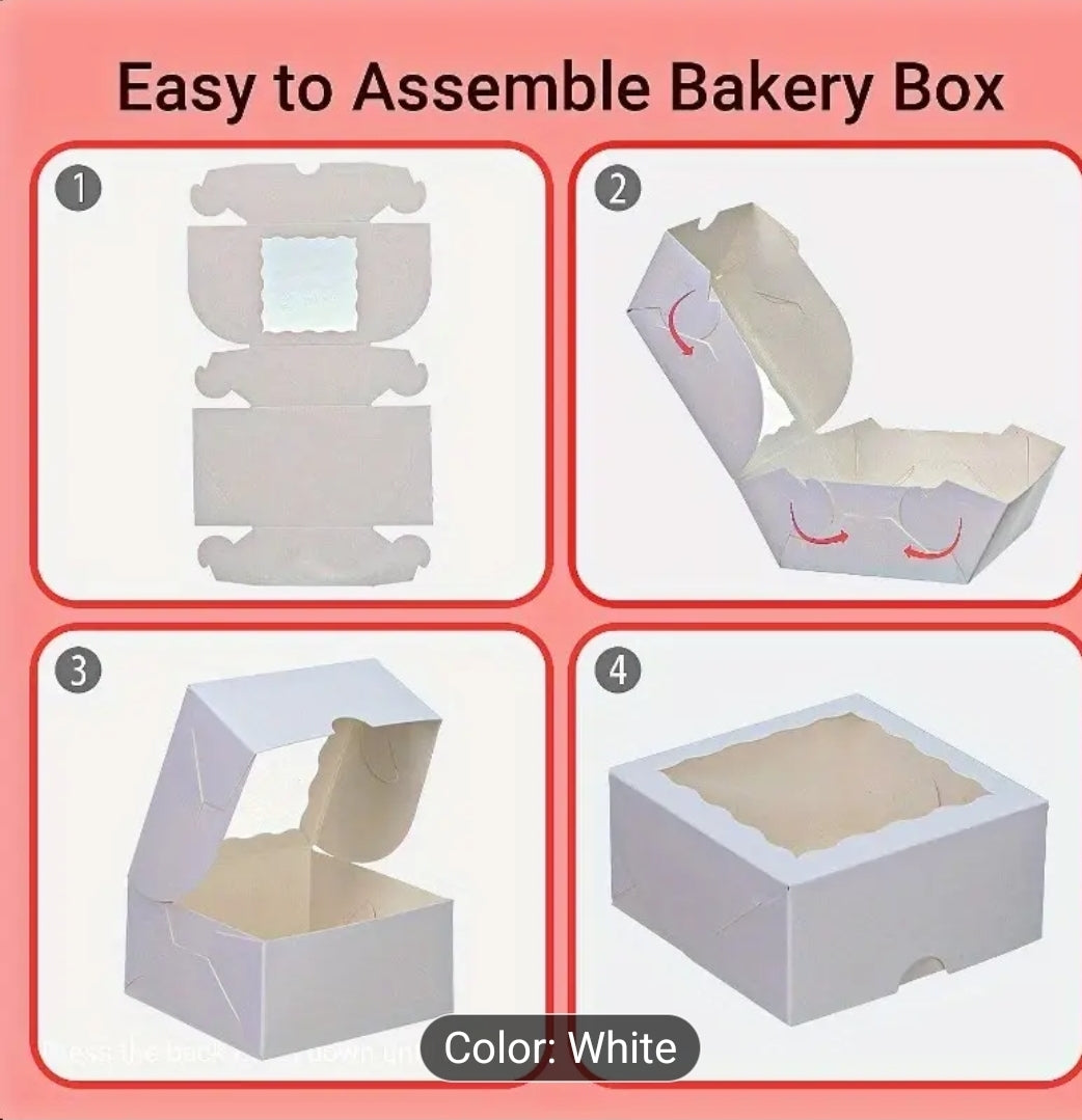 Caja para bizcocho 4x4x2