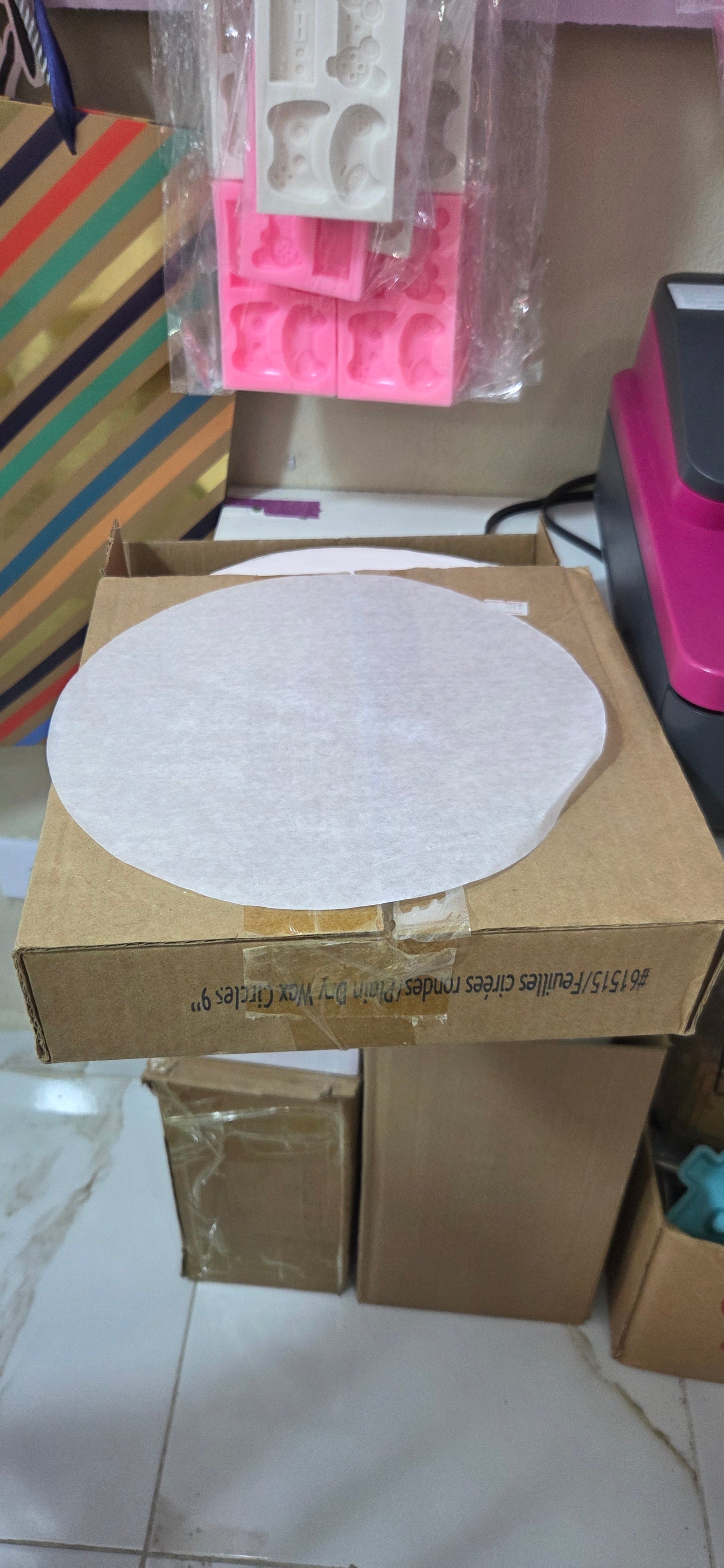 Papel encerado paquete de 10