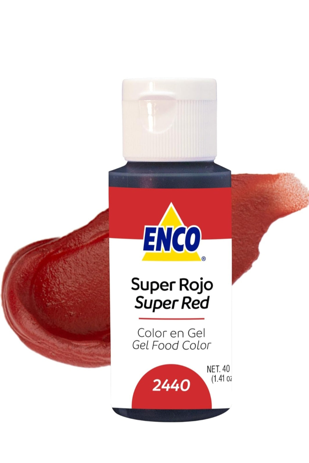 Color Rojo en Gel Caja 40g ENCO