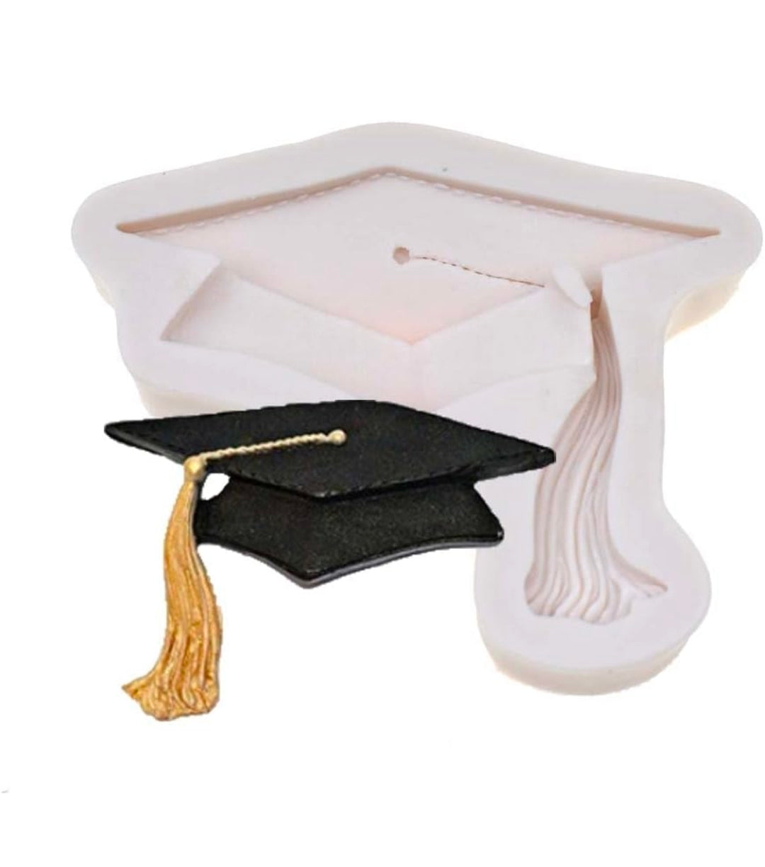 birretes o gorro de graduacion de Silicone