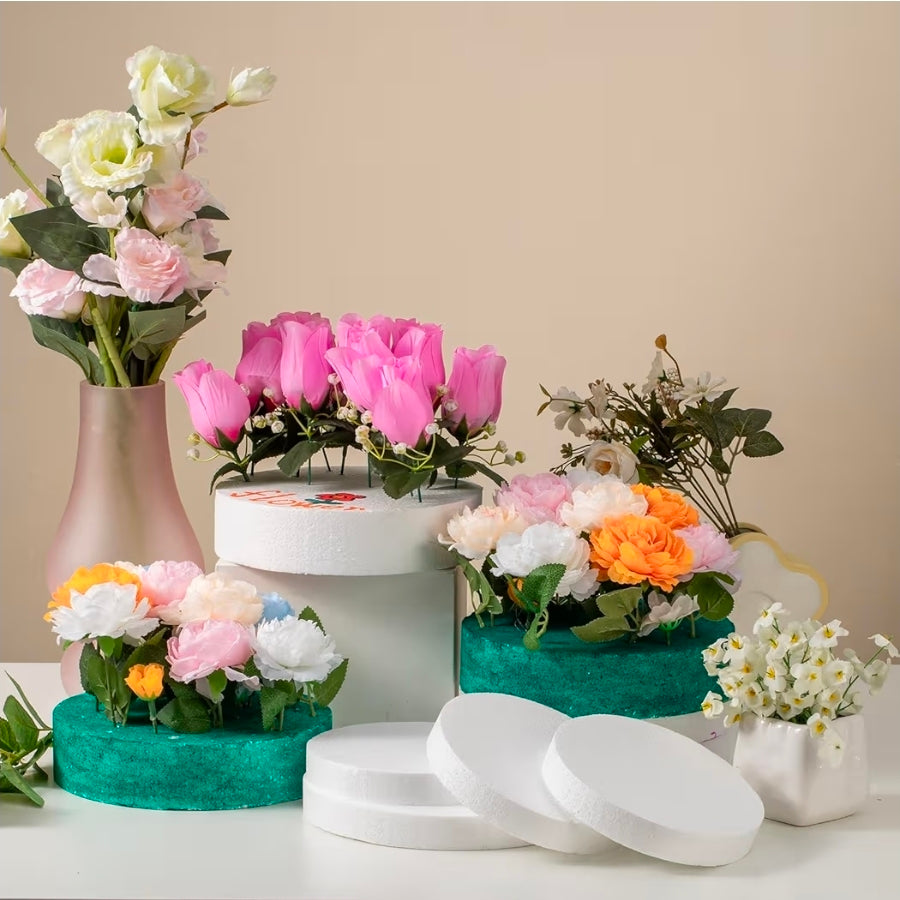 Discos de Espuma Redondos 8×8×1 pulgada - Decoración de Pasteles y Manualidades