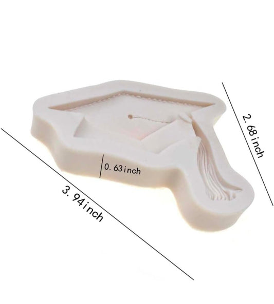 birretes o gorro de graduacion de Silicone