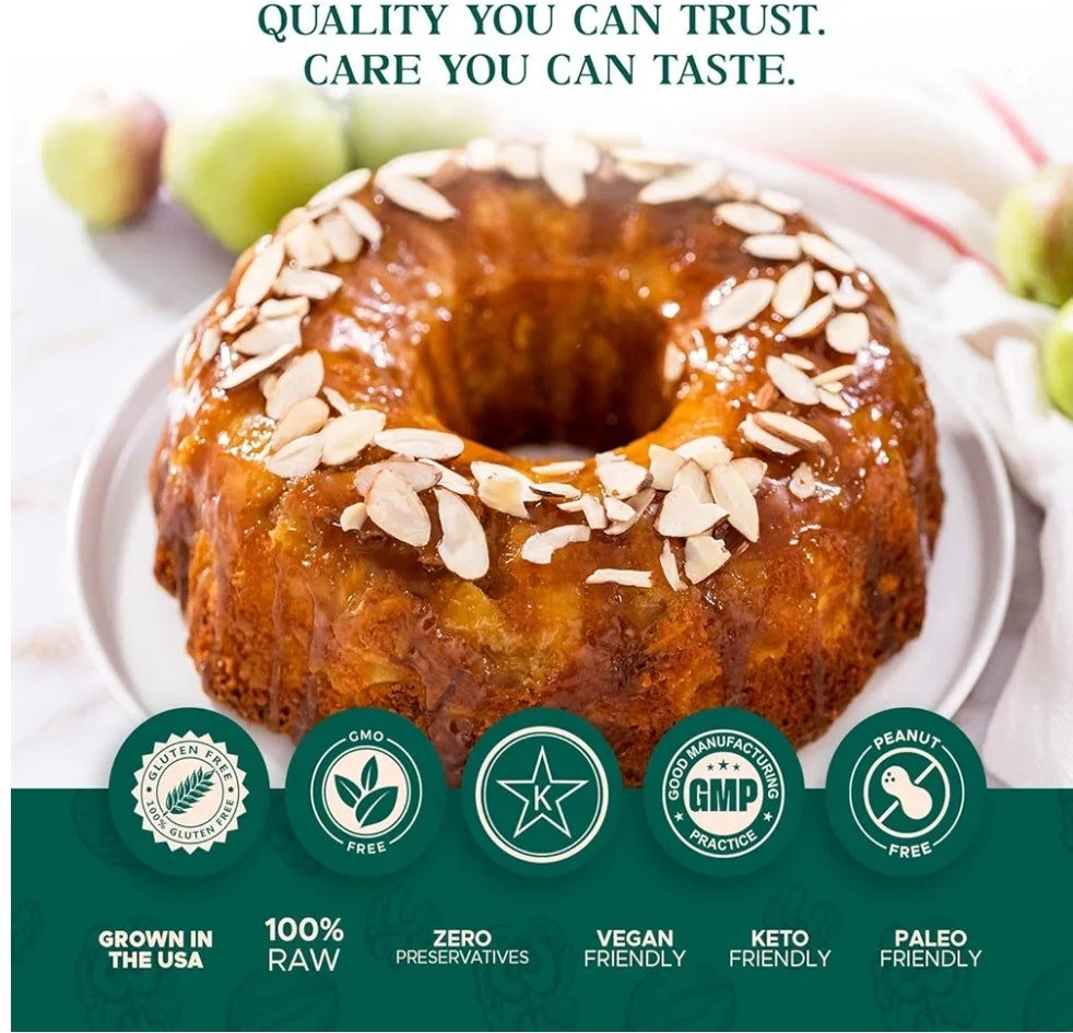 Almendras en rodajas sin sal crudas de alta calidad, 1 onzas