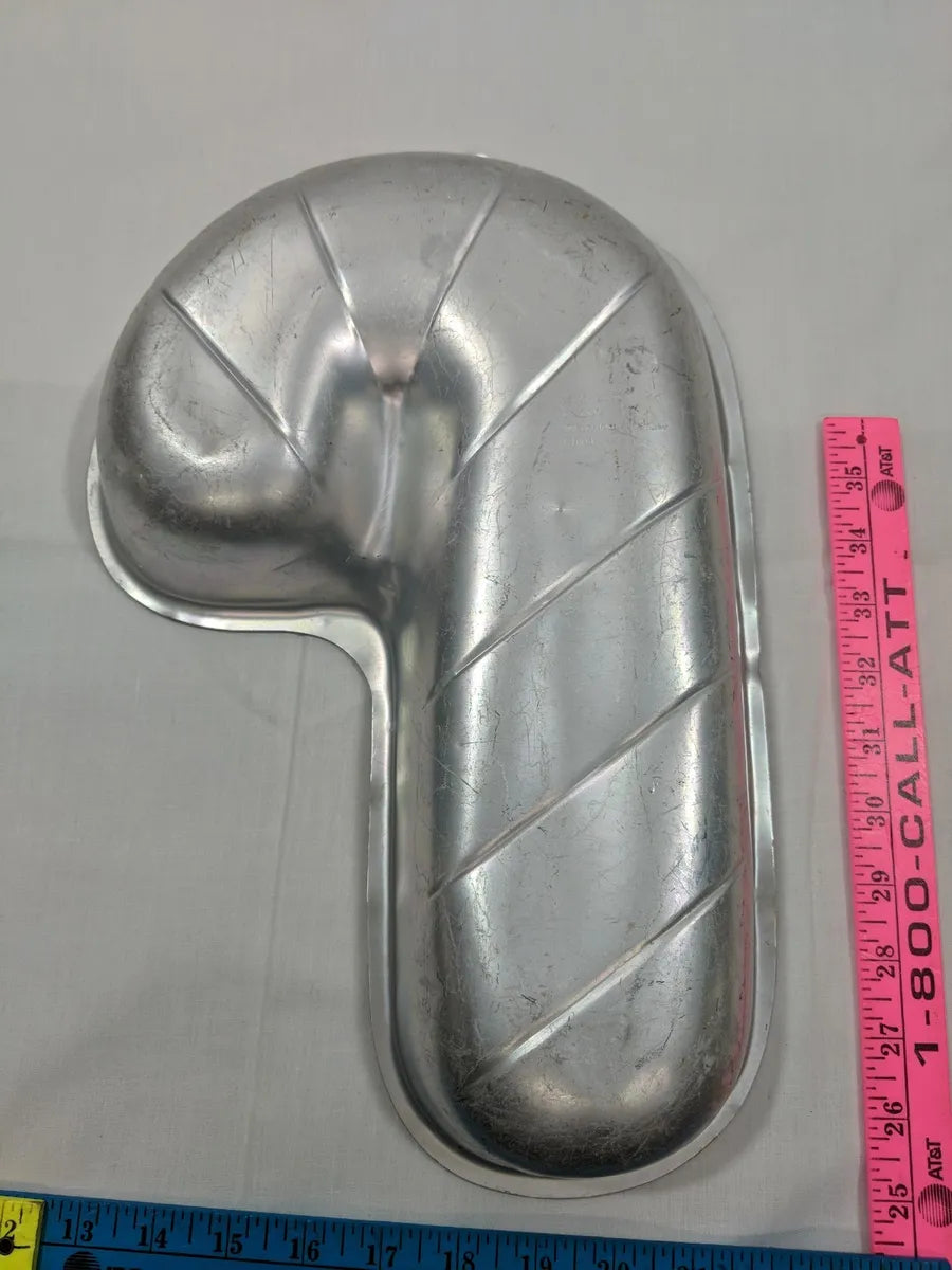 Molde de aluminion forma de baton de navidad