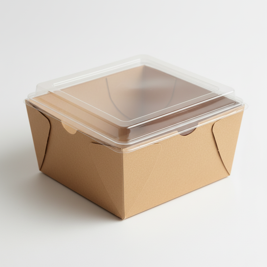 Single dessert box close-up