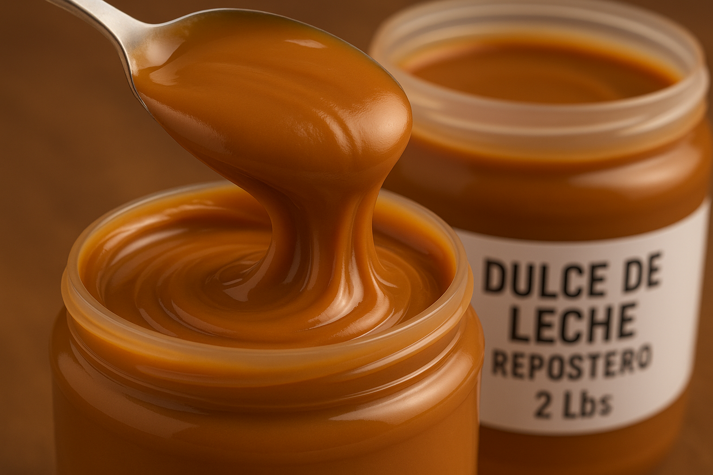 Textura perfecta del dulce de leche