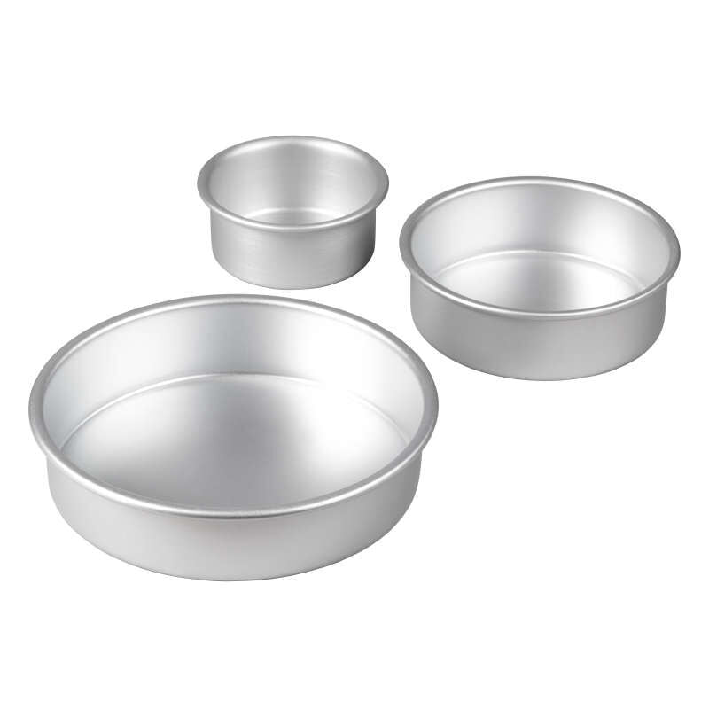 Juego De Moldes Para Pasteles Redondos De 3 Niveles, Juego De Moldes Para  Pasteles De Aleación De Aluminio, Moldes Para Hornear Antiadherentes, Molde  Para Pasteles De 4/6/8 Pulgadas, Fondo Extraíble De 40,85 €