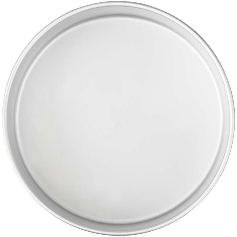 Molde redondo de aluminio para pasteles Decorator Preferred de 8 x 3 pulgadas