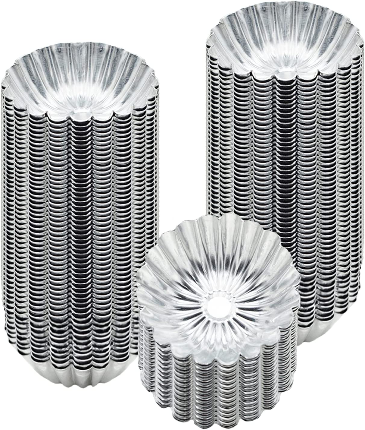 Moldes para tartas de huevo, paquete de 10 unidades