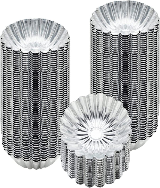 Moldes para tartas de huevo, paquete de 10 unidades