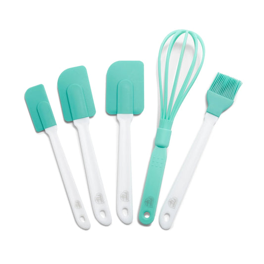 JUEGO DE UTENSILIOS DE 5 PIEZAS ESPÁTULAS DE SILICONA