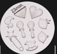 moldes de silicona para bebés