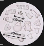 moldes de silicona para bebés