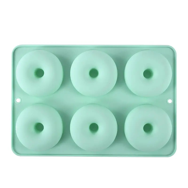 molde de silicon para rosquillas de 6 cavidades