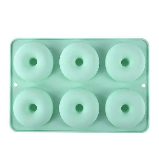 molde de silicon para rosquillas de 6 cavidades