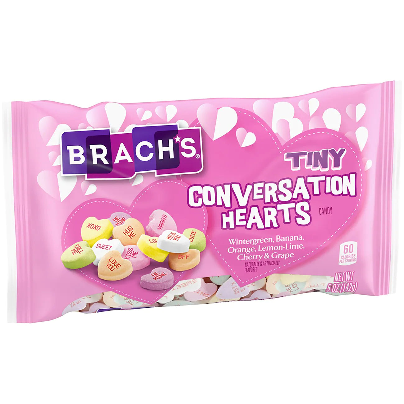 dulce Brach's(R) Valentine's Tiny Conversation Hearts 5 oz. Bolsas – Mechy  Bakery Supply