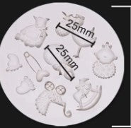 moldes de silicona para bebés